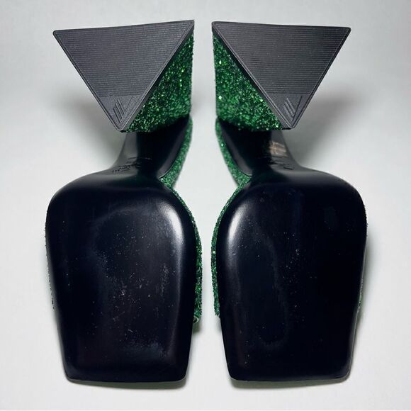 The Attico Devon Mule in Apple Green - Picture 5 of 6